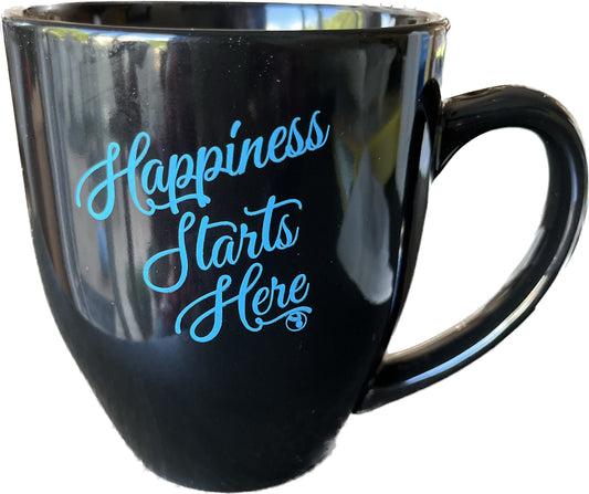 Happiness Starts Here Mug